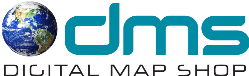 Digital Map Shop Logo